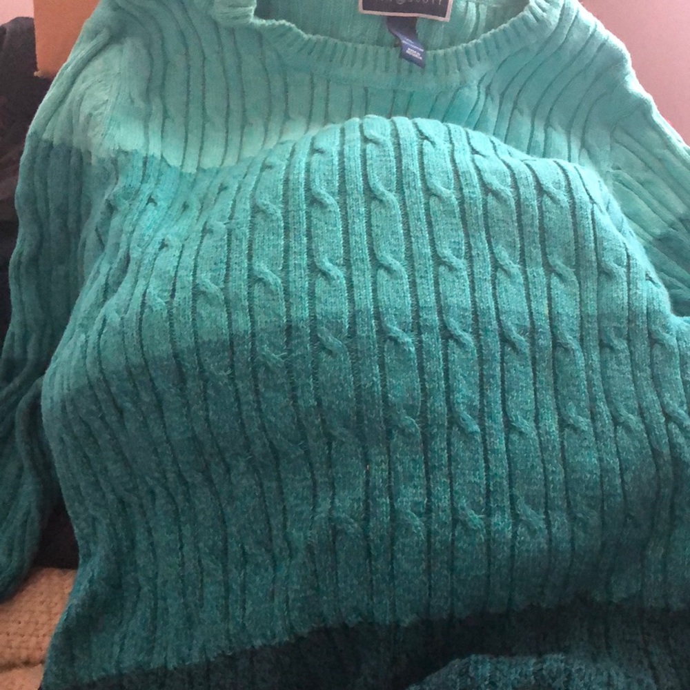 Green sweater